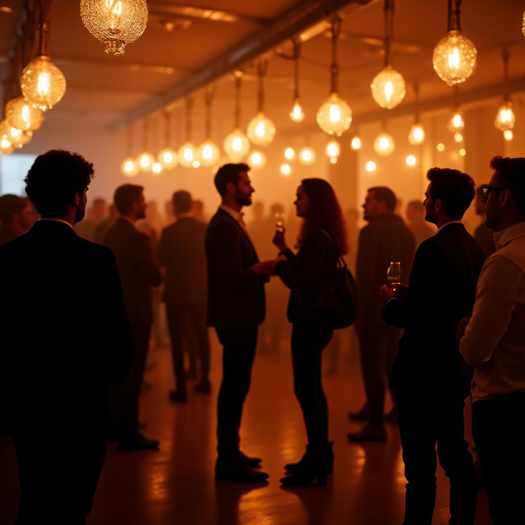 Evento de networking para clientes